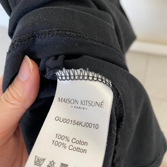 Maison Kitsuné fox-embroidered T-shirt For Men - Picture 7 of 7